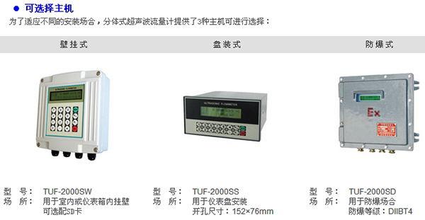 插入式超声波流量计主机安装方式